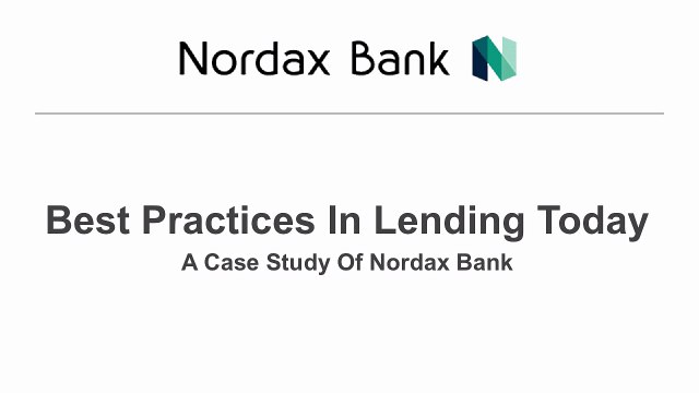 Best Practices In Lending Today