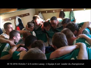 Victoire de l'équipe A pour la première place 30 octobre 2016