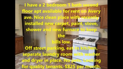 $825 2 bedroom 1 bath clean second floor apt. Syracuse NY