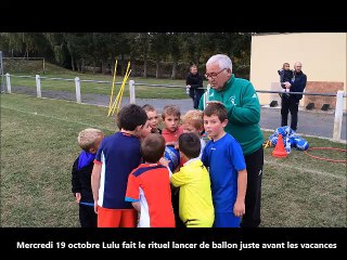 Le Traditionnel rituel de fin d'école de foot