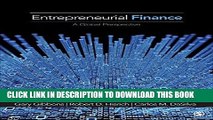 [Ebook] Entrepreneurial Finance: A Global Perspective Download online