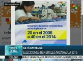 Ofrece teleSUR información detallada acerca de elección en Nicaragua