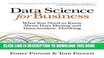 [Ebook] Data Science for Business: What You Need to Know about Data Mining and Data-Analytic