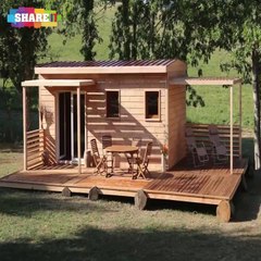 Ahşaptan ev nasıl yapılır izliyoruz