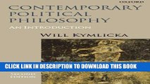 [Free Read] Contemporary Political Philosophy: An Introduction Full Online