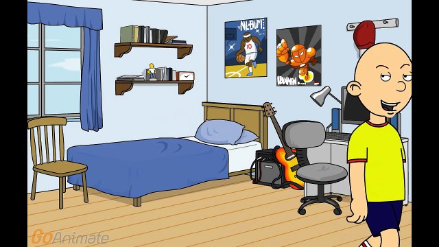 Caillou scares Rosie and gets grounded