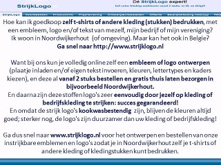 Zelf kleding bedrukken Noordwijkerhout