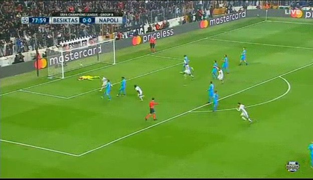 Ricardo Quaresma - Penalty Goal - Besiktas 1-0 Napoli - 1/11/2016