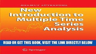 [Free Read] New Introduction to Multiple Time Series Analysis Free Online