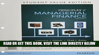 [Free Read] Principles of Managerial Finance, Student Value Edition Plus NEW MyFinanceLab with