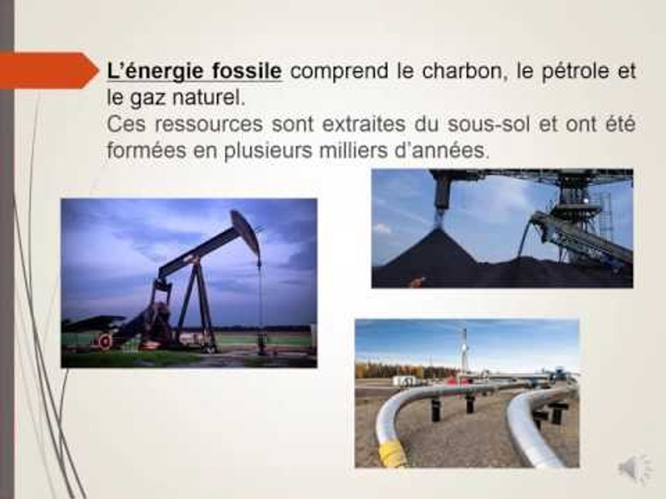 Ressources énergétiques non renouvelables