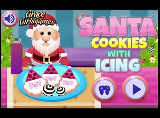 Santa Cookies With Icing – Best Christmas Games For Kids