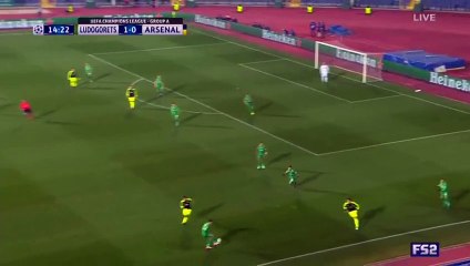 Claudiu Keseru Goal HD - Ludogorets 2-0 Arsenal 01.11.2016