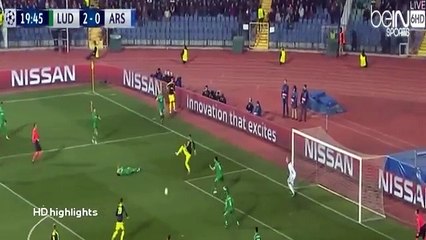 Granit Xhaka Goal - Ludogorets vs Arsenal 2-1 - UCL 1/11/2016 HD