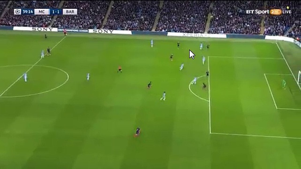 I.Guendogan Goal  manchester city 1-1 Barcelons01-11-2016