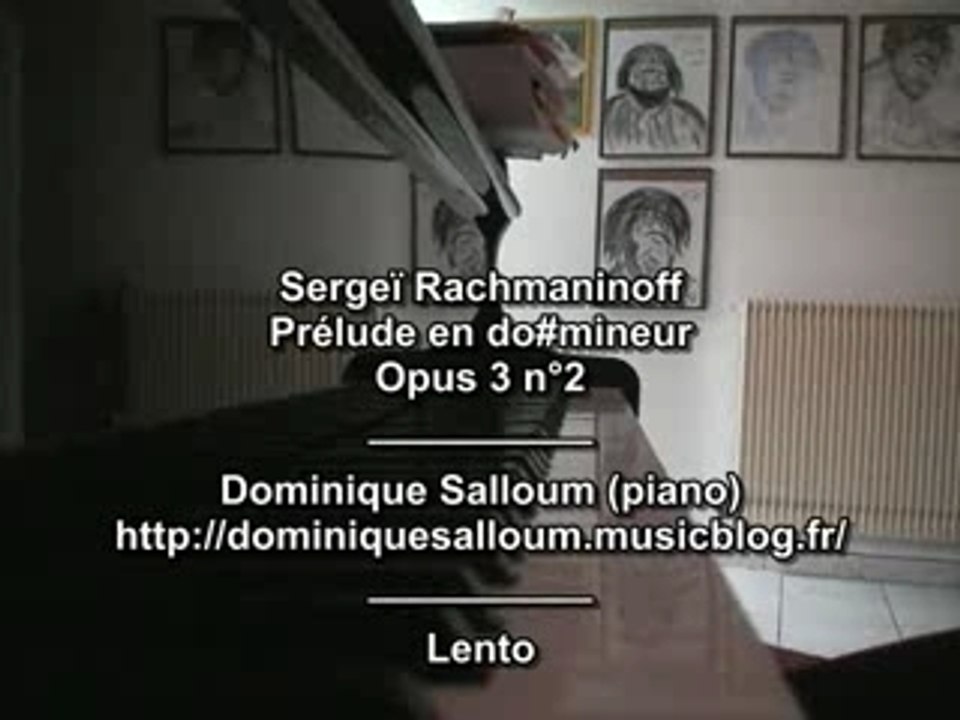 Rachmaninov prelude en do#mineur Op3n2 par Dominique Salloum