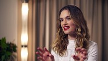 Lily James talks new star-studded Burberry ad