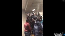 Beşiktaşlılarla Napoli taraftarları metroda kavga etti