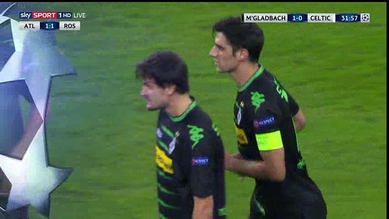 Lars Stindl Goal HD - Borussia M'gladbach 1-0 Celtic - 01-11-2016