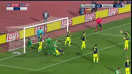 Jonathan Cafu Goal HD - Ludogorets 1-0 Arsenal - 01-11-2016