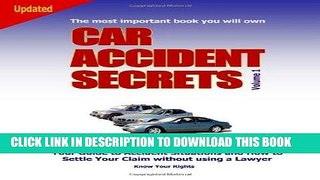 [PDF] Car Accident Secrets, Vol. 1 Download Free