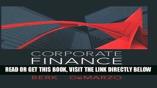 [Free Read] Corporate Finance (3rd Edition) (Pearson Series in Finance) Free Online