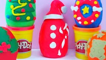 Peppa pig New Christmas Toys Play Doh Surprise Eggs with Minions and Toy from Disney Frozen