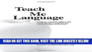 [Free Read] Teach ME Language: A Language Manual For Children Full Online