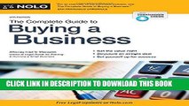 [Free Read] The Complete Guide to Buying a Business Full Online