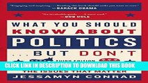 [Free Read] What You Should Know About Politics . . . But Don t: A Nonpartisan Guide to the Issues