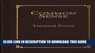 [Free Read] Common Sense Free Online
