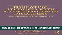 [Free Read] Educating Students with Autism Spectrum Disorders: Research-Based Principles and