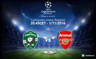 Ludogorets Razgrad vs Arsenal 2-3 Extended Highlights UCL 01/11/2016 HD