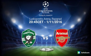 Ludogorets Razgrad vs Arsenal 2-3 Extended Highlights UCL 01/11/2016 HD