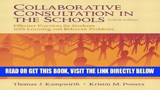 [Free Read] Collaborative Consultation in the Schools: Effective Practices for Students with