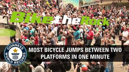 British Cyclist Set Record For Two Platforms Jump