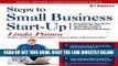 [Free Read] Steps to Small Business Start-Up: Everything You Need to Know to Turn Your Idea Into a