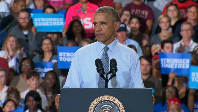 'This guy is gonna be your champion?' Obama says to Trump supporters