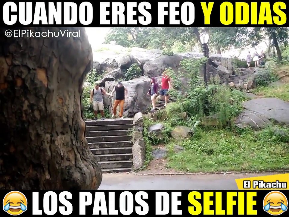 cuando odias los palos para selfies