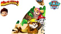 PAW PATROL en español Se Disfraza MADAGASCAR│Paint for kids│LA PATRULLA CANINA capitulos completos