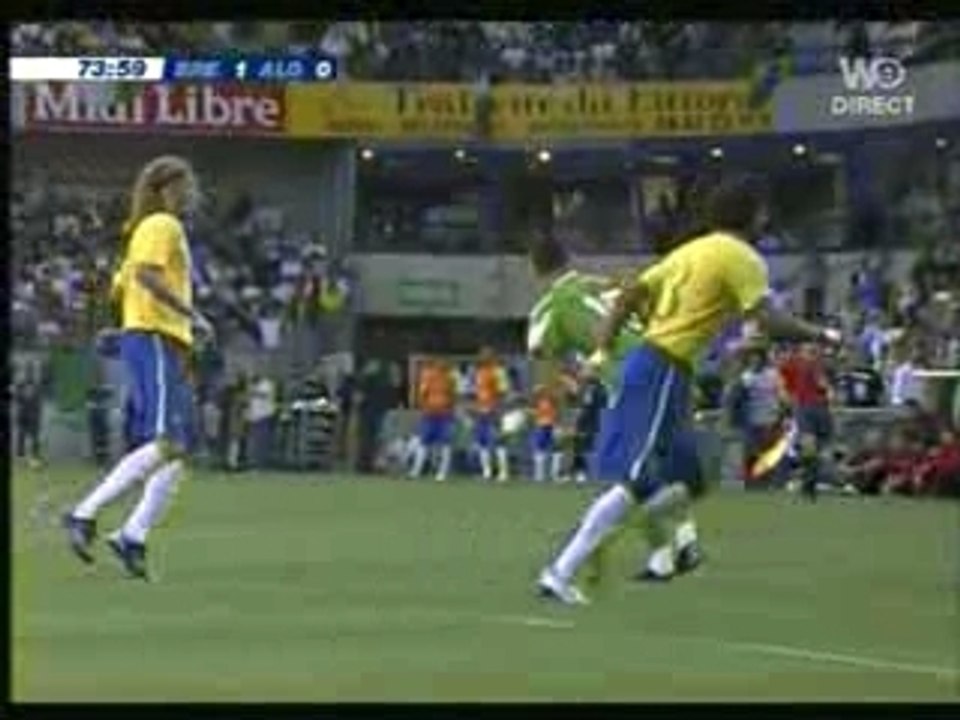 Bresil-Algerie : Action de but