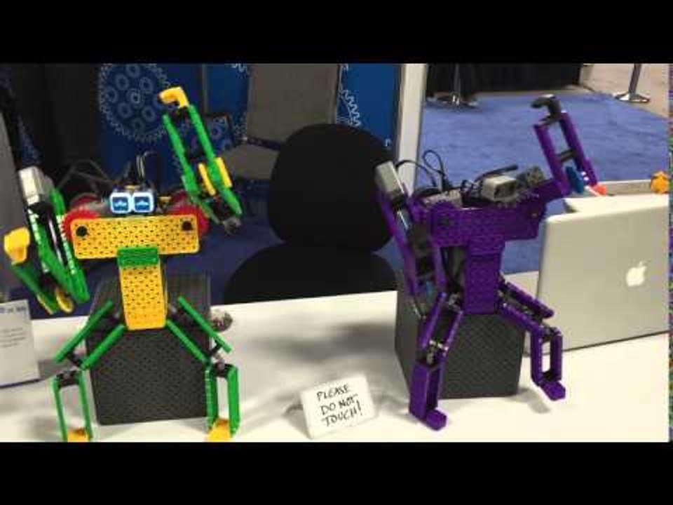Bluetooth-Controlled Robots Put on a Funky Dance