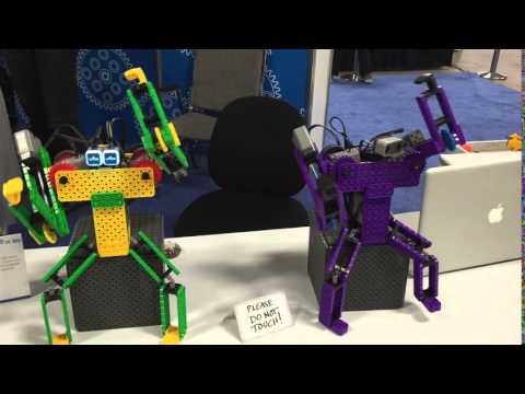 Bluetooth-Controlled Robots Put on a Funky Dance