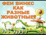 Феи Винкс как разные ЖИВОТНЫЕ! Winx fairies as different ANIMALS!