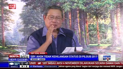SBY: Ucapan Ahok Tidak Melanggar Aturan
