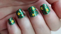 Christmas Tree Nails - Uñas para navidad! (español)