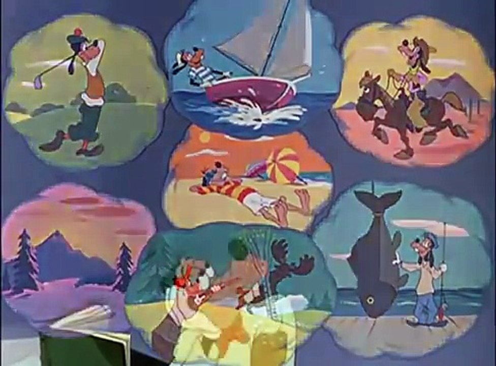 Old Cartoons from my childhood 1952 - Goofy - Two Weeks Vacation