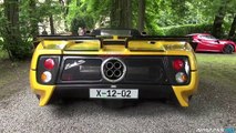 Supercars Departing Cars & Coffee Italy Rally 2016 - Huayra BC, LaFerrari, Zonda & More!