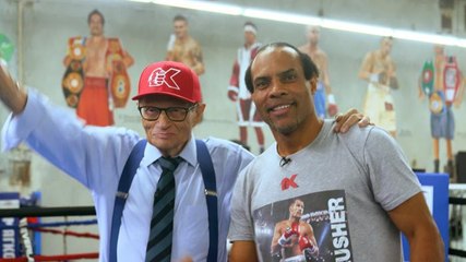 Watch Larry King spar with Sergey Kovalev's trainer!