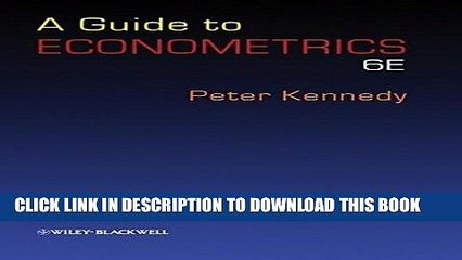 [READ] EBOOK A Guide to Econometrics. 6th edition ONLINE COLLECTION
